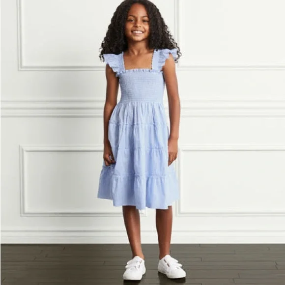 Blue Gingham Hill House Tiny Ellie Nap Dress - Picture 3 of 3